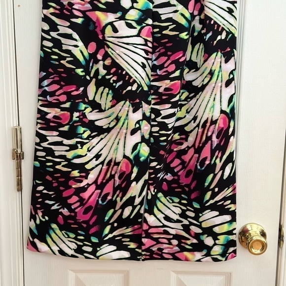 WORTHINGTON watercolor abstract design skirt Large Y2K #s1128 - Picture 3 of 8